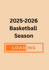 Promotional graphic for the 2025–2026 basketball season with 'LOADING' bar and Weaver Athletic Association branding.