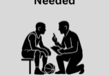 Recruitment graphic for boys basketball rookie coach featuring coach and player silhouette with basketball and clipboard illustration